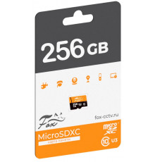 Fox Флеш карта microSDXC 256Gb Class 10 U3