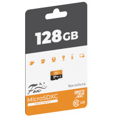 Fox Флеш карта microSDXC 128Gb Class 10 U3