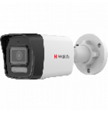 HiWatch DS-I850M(B)(4mm) 8Мп уличная цилиндрическая IP-камера с гибридной Smart-подсветкой и встроенным микрофоном