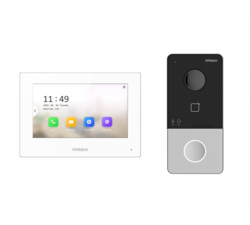 HiWatch DS-D100IKWF(B) Комплект IP-домофонии