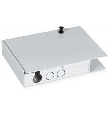 Мирарус MR-CB02-01-04 Бокс оптический настенный на 4 SC (LC duplex) со сплайс пластиной и КДЗС (без пигтейлов и проходных адаптеров)