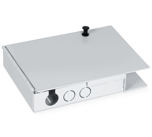 Мирарус MR-CB02-01-04 Бокс оптический настенный на 4 SC (LC duplex) со сплайс пластиной и КДЗС (без пигтейлов и проходных адаптеров)