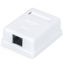Мирарус MR-CS01-101 Розетка компьютерная RJ-45 (8P8C), категория 5e, одинарная, внешняя, Dual IDC