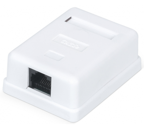 Мирарус MR-CS01-101 Розетка компьютерная RJ-45 (8P8C), категория 5e, одинарная, внешняя, Dual IDC
