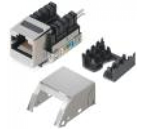 Мирарус MR-KJ01-021 Keystone Jack RJ-45 (8P8C), категория 5e экранированная, 90° заделка 110 тип, белая