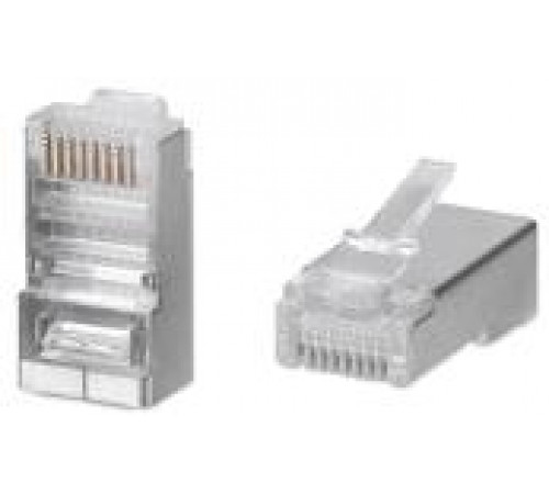 Мирарус MR-C01-022 Коннектор RJ-45 (8P8C) быстрой установки под витую пару, категория 5e, экранированный, универсальный (для одножильного и многожильного кабеля) для проводников с толщиной по изоляции до 1,05 мм