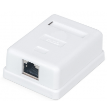 Мирарус MR-CS01-102 Розетка компьютерная RJ-45 (8P8C), категория 5e, экранированная, одинарная, внешняя, Dual IDC