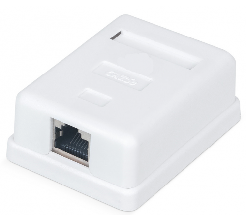 Мирарус MR-CS01-102 Розетка компьютерная RJ-45 (8P8C), категория 5e, экранированная, одинарная, внешняя, Dual IDC
