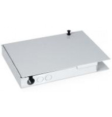 Мирарус MR-CB02-01-08 Бокс оптический настенный на 8 SC (LC duplex) со сплайс пластиной и КДЗС (без пигтейлов и проходных адаптеров)