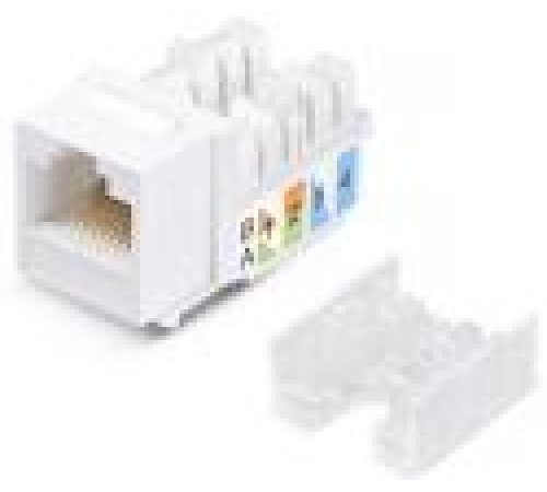 Мирарус MR-KJ01-011 Keystone Jack RJ-45 (8P8C), категория 5e, 90° заделка 110 тип, белая