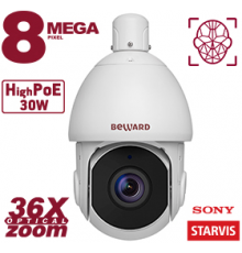 Купольная IP камера PTZ Beward SV5018-R36