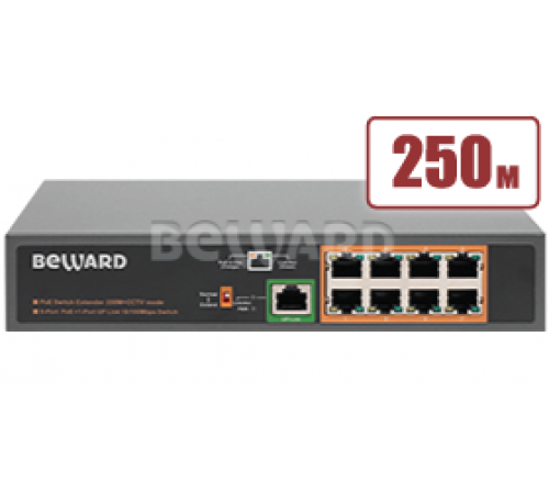 Коммутатор Ethernet с поддержкой PoE Beward ST-801HP