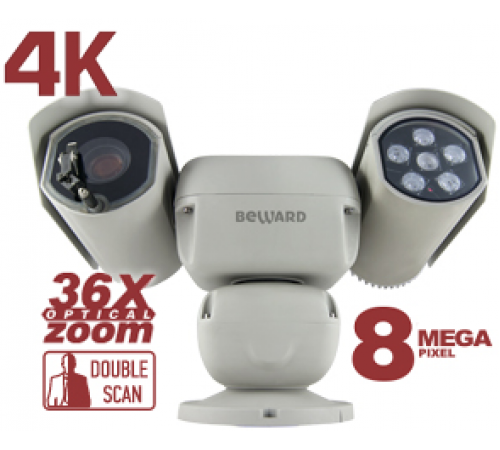 Купольная IP камера PTZ Beward B89R-5020Z36