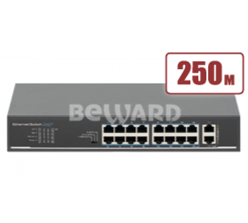 Коммутатор Ethernet с поддержкой PoE Beward ST-1620HP