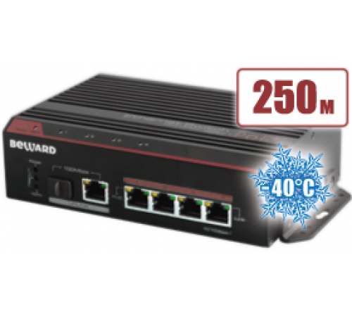 Коммутатор Ethernet с поддержкой PoE Beward STP-411HP