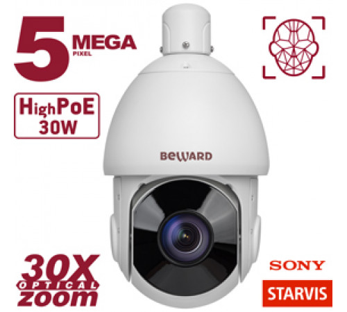 Купольная IP камера PTZ Beward SV3217-R30