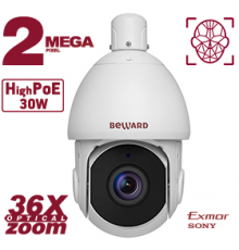 Купольная IP камера PTZ Beward SV2217-R36