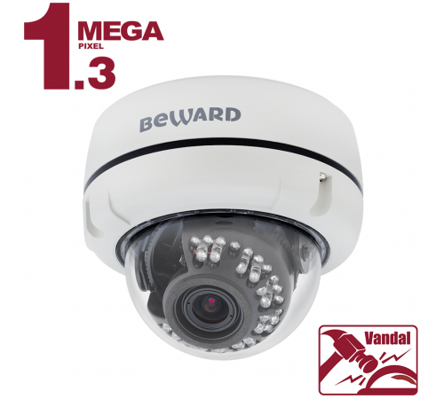 Купольная IP камера Beward B1510DV