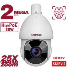 Купольная IP камера PTZ Beward SV2018-R25