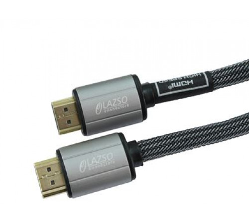 Кабель для передачи сигналов HDMI LAZSO WH-111(0,5m)-B
