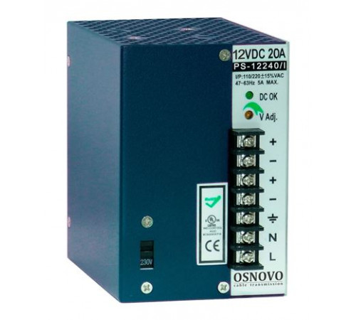 Промышленный блок питания OSNOVO PS-12240/I
