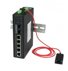 Коммутатор с PoE промышленный OSNOVO SW-80402/ILS(port 90W,180W)