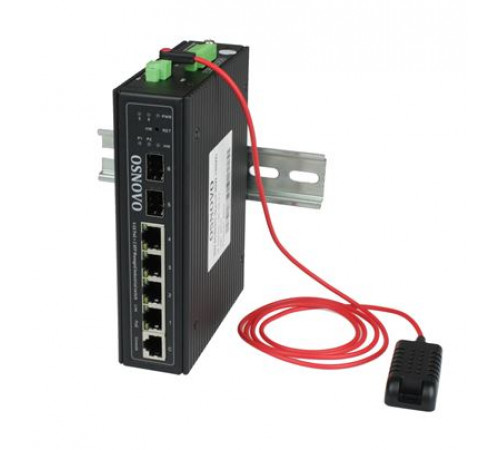 Коммутатор с PoE промышленный OSNOVO SW-80402/ILS(port 90W,180W)