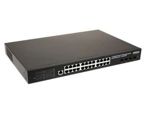 Коммутатор с PoE промышленный OSNOVO SW-24G4X-1L-I