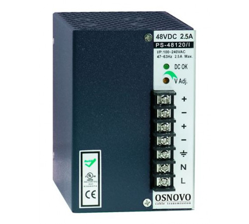 Промышленный блок питания OSNOVO PS-48120/I