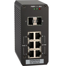 Коммутатор с PoE промышленный OSNOVO SW-60602/ILC