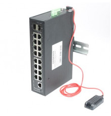 Коммутатор с PoE промышленный OSNOVO SW-81602/ILS(Port 90W,600W)