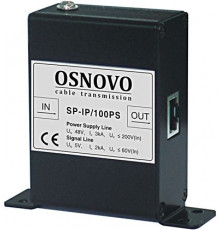 Уличное устройство грозозащиты для локальной вычислительной сети OSNOVO SP-IP/100PS