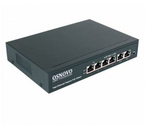 Коммутатор с PoE OSNOVO SW-20600/A(80W)