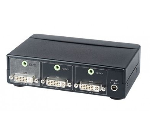 Коммутатор DVI- и стерео аудиосигналов SC&T DS02A