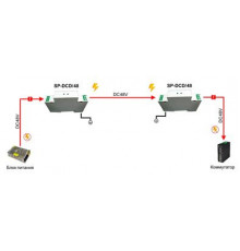 Устройство для защиты цепей питания 48В OSNOVO SP-DCD/48