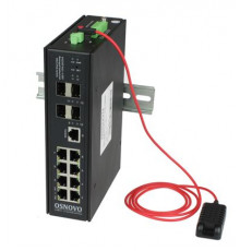 Коммутатор с PoE промышленный OSNOVO SW-80804/ILS(port 90W,720W)