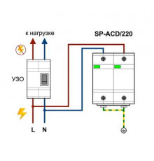 Устройство для защиты цепей 220в OSNOVO SP-ACD/220