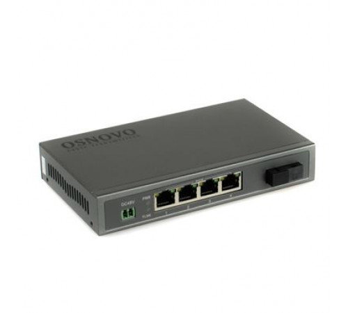 Коммутатор с PoE OSNOVO SW-80401S5b/B