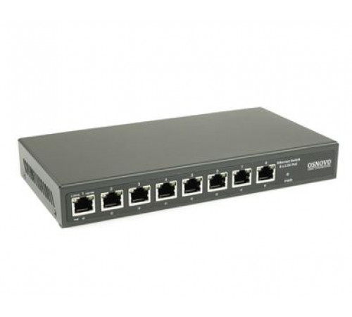 Коммутатор с PoE OSNOVO SW-8D-1(120W)