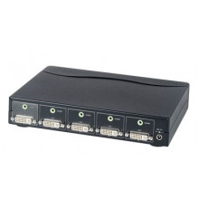 Коммутатор DVI- и стерео аудиосигналов SC&T DS04A