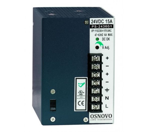 Промышленный блок питания OSNOVO PS-24360/I