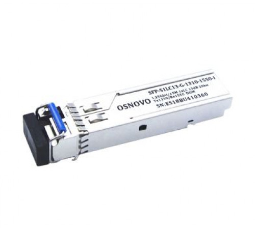 SFP модуль OSNOVO SFP-S1LC13-G-1310-1550-I