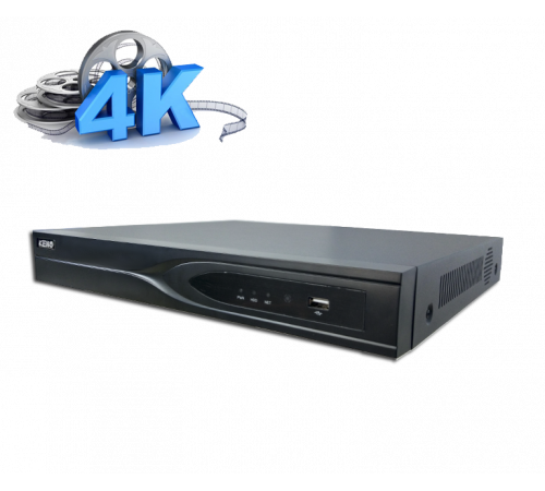 Keno KN-PRO16/2-4K 16-и потоковый ONVIF NVR с функциями Face Detector и Cross Line