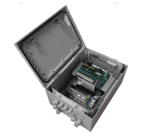 TFortis PSW-2G8F+Box • 8 портовый уличный узел связи