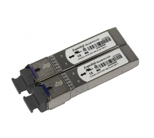 TFortis EOLS-BI1312-10-DI+EOLS-BI1512-10-DI • Комплект оптических одноволоконных трансиверов