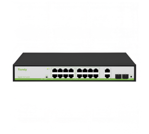 Tiandy TC-P3S020 Spec:G/1622/AT/180 Неуправляемый РоЕ коммутатор
